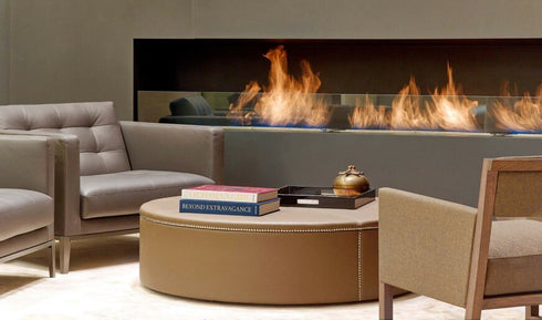 Ecosmart Fire XL900 Ethanol Burner - Black Finish - ESF.B.XL9.WTT.BL